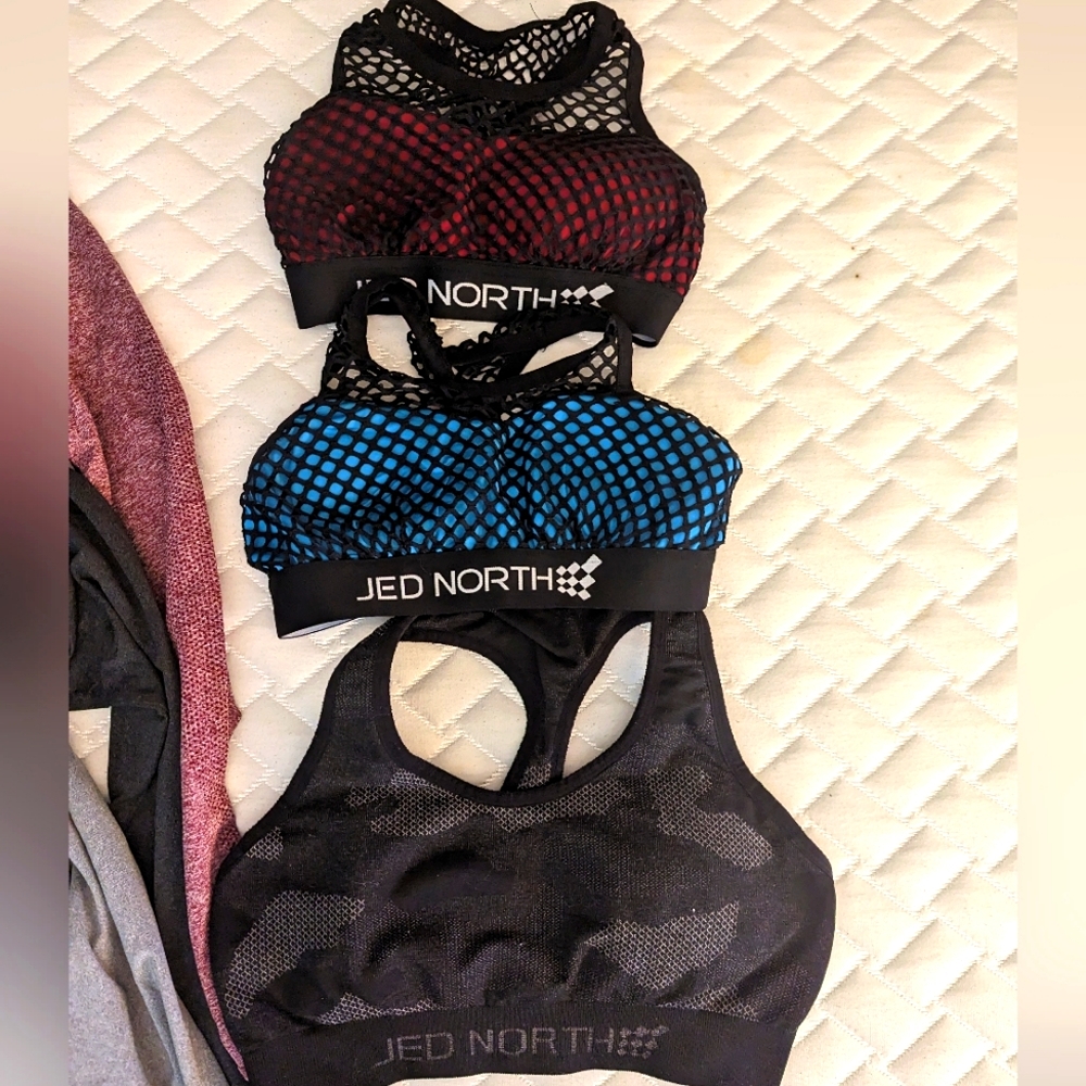 Jed North long sleeve and bra tops (LOT)